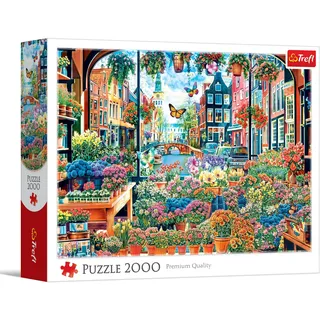 Trefl Puzzle 2000 Blumenladen in Amsterdam 27128