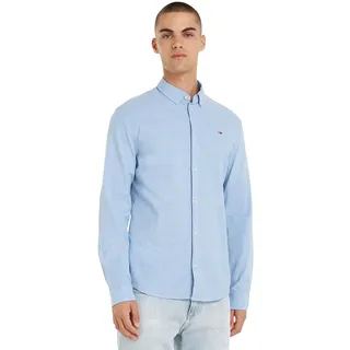 Tommy Hilfiger Slim Stretch Oxford Langarmhemd Perfume Blue M