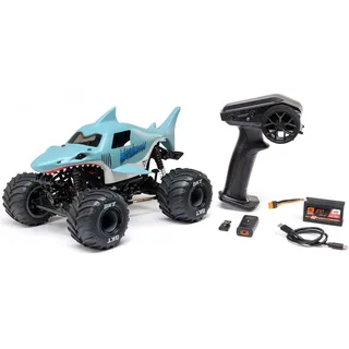 LOSI 1:8 Mini LMT Megalodon Monster Jam Truck 2S 4x4 Ready to Run Bürstenmotor, inkl Akku und Ladegerät