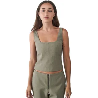 Balmohk Corset Top - Green / Seafoam Green - S