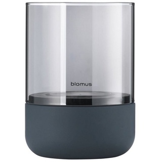 BLOMUS Windlicht Calma Stein, Marmor, Granit Grau Dunkelgrau S (Small)