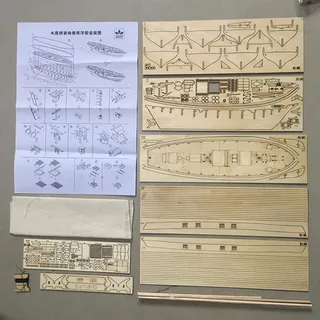 Segelboot-Schiffsbausatz aus Holz, Heim-DIY-Modell, Dekoration, Boot, Geschenke, Spielzeug für Kinder