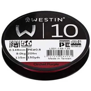 Westin W10 13 135 M Geflochtene Schnur Durchsichtig 0.330 mm Durchsichtig 0.330 mm