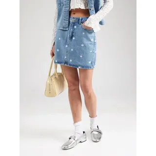 Only Jeansrock Damen Blau 34