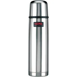 Thermos Isolierflasche silber 1,0 l