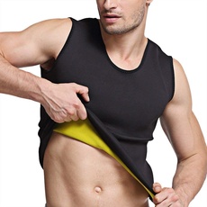 Martiount Sauna Shirt Herren Schweiß Weste für Männer Unterstützt Gewichtsverlust Sauna Hemd Body Shaper Workout für den Muskelaufbau das Cardio Ausdauertraining Geeignet