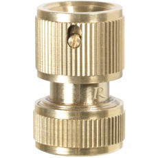 Ribimex PRA/RLB.4215 Schnellkupplung frei, Messing, 15 mm, Gold, 5/8 Zoll