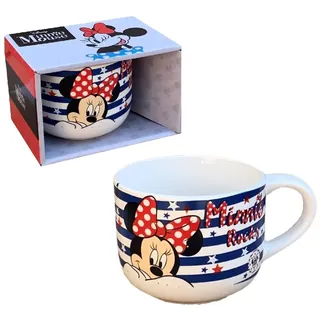 Große Jumbo-Tasse aus Keramik, Minnie Maus, 380 ml, in Box