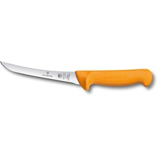 Victorinox, coltello disossatore da cucina Swibo, lama normale semiflessibile, manico in nylon, nero