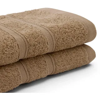 Bassetti Set aus 1 Handtuch und Gästehandtuch, Kordel, 100% Baumwolle, 40 x 60/60 x 100 cm