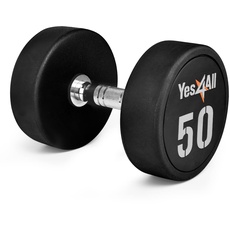 Yes4All Premium Urethan-Hantel – 22,7 kg