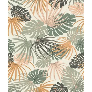 Rasch Tapeten Vliestapete (Botanical) Grün 10,05 m x 0,53 m Selection Vinyl/Vlies 461060