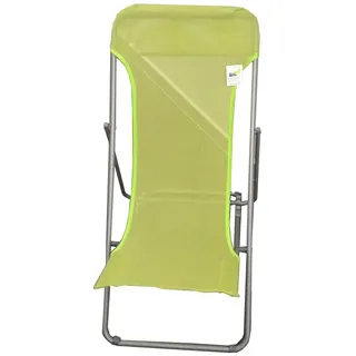 Garden Friend S1622041 Beachliege aus Stahl und Textilene, 450 g/m2, Farbe Grün