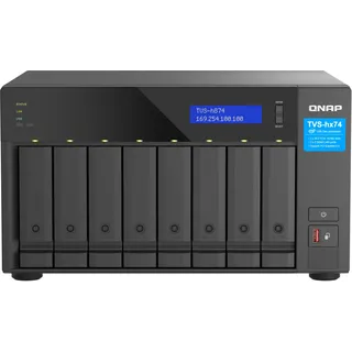 QNAP TVS-h874 Leergehäuse Schwarz