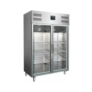 Saro Gewerbekühlschrank mit Glastür - 2/1 GN Modell GN 1200 TNG