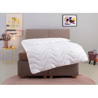 my home Microfaserbettdecke »Mailo Bettdecke 135x200 cm, 155x220 cm« warm Füllung Polyester 1 Stk. tlg. Sommer, Winter, Decke, kuschelweicher Microfaser-Feinbatist Bezug, weiß