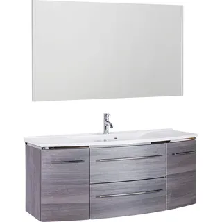 Saphir Badmöbel-Set "3040" 2 Stk. tlg., kastanie graphit, kastanie graphit