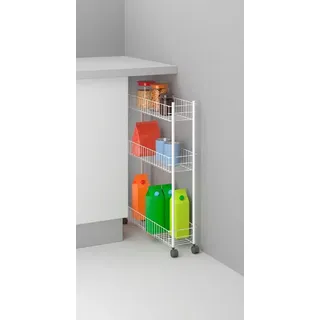Metaltex Fino Küchenregal 60x16x72cm weiß