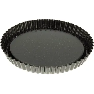 Riess, 0868-022, Obsttortenboden 30, CLASSIC - BACKFORMEN, Durchmesser 30 cm, Höhe 3.7 cm, Emaille, schwarz, Induktion