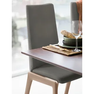 Stressless® Polsterstuhl »Laurel« () High Back, Größe M, mit abgerundeten Beinen in Schwarz, grau