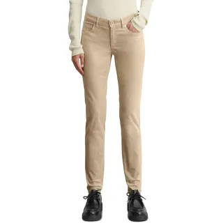 Marc O'Polo Damen Samthose mit Stretch-Anteil Slim Fit, Beige (Blushed Camel), W28/L34
