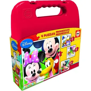 Educa 16505 - Case Puzzle Mickey Mouse House Club, 12-16-20-25