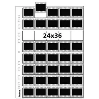 Hama Negativh ̧llen klar f ̧r 28/40 Einzel-Negative/Dias, 24 x 36 mm 25 Bl‰tter