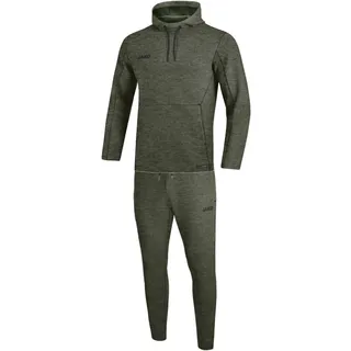 Jako Jogginganzug Premium Basics Khaki Meliert 36