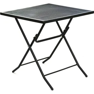 ROJAPLAST Klappbarer Gartentisch ZWMT-70F, 70 cm - Schwarz
