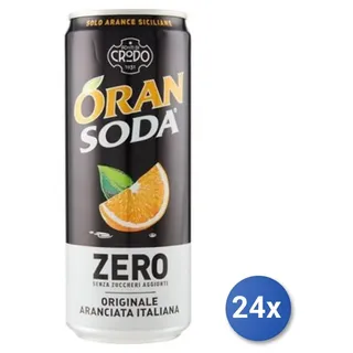 24x Vielpack Oransoda Dose 33Cl Zero