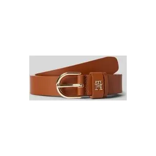 Tommy Hilfiger Ledergürtel, mit Dornschließe Modell Effortless Cognac, 75