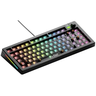 Glorious PC Gaming Race Glorious GMMK 3 75% Barebones Anpassbares Tastatur-Kit, ANSI in Schwarz