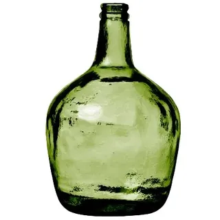 NATURAL LIVING VASE Dame Jeanne 4L Emeraude AUS RECYCELTEM Glas D19CM X H31CM