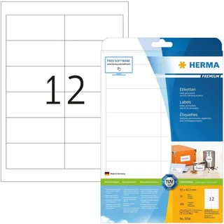 Herma Herma, Etiketten, Premium Etiketten