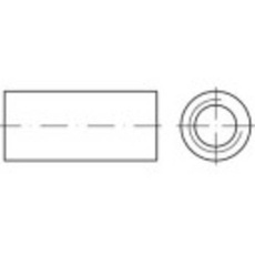 Bild von 1069500 Verbindungsmuffe M8 30mm Edelstahl A2 50St.