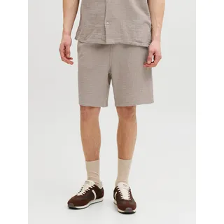 Jogger Pants JACK & JONES "JPSTJAIDEN PATRAS JOGGER SHORT REG", Damen, Gr. M, N-Gr, vintage khaki, Web, Obermaterial: 100% Baumwolle, unifarben, relaxed fit knielang, Hosen Jogger Pants