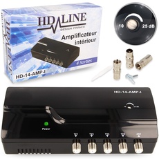 HD-Line Verstärker, TNT, 4 Kanäle, UHF, VHF, Verstärkung und Wiederherstellung des Signals TNT HD-Line, 14 AMPI