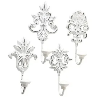 Boltze Garderobenhaken Ivy Weiß