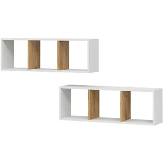 Vicco Wandregal Tomy 90 x 30 x 22 cm Weiß