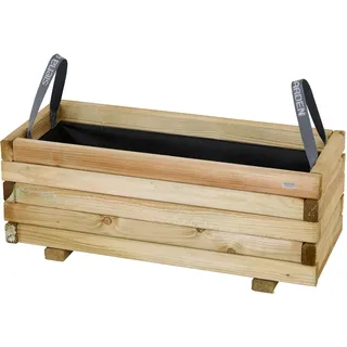 Siena Garden Taunus 70 x 30 x 30 cm Schwarz