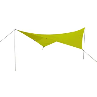 Explorer "Sonnensegel 3x4m rechteckig wasserabweisend mit Stangen", nach Standard 801 in beige, grün, oder grau für Balkon Garten Terrasse, grün