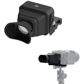 JJC Kamera LCD Sucher Haube mit Grundplatte-Kit für Sony FX30 FX3 Kameras, 3-fache Vergrößerung Vergrößerung Kamera Bildschirm Sucher Sonnenblende Haube