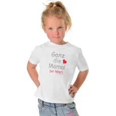 Trigema T-Shirt »TRIGEMA T-Shirt Mamas Liebling«, (1 tlg.), weiß