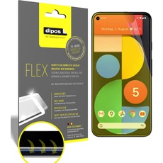 Dipos Displayschutzfolie Full-Cover 3D (3 Stück, Google Pixel 5), Smartphone Schutzfolie