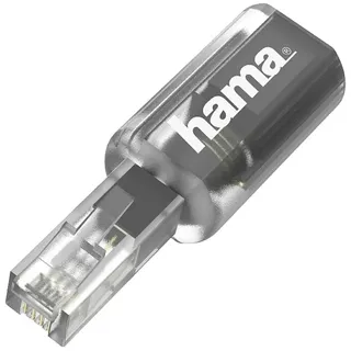 Hama Anti-Twist-Adapter, Transparent/Schwarz