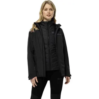 Jack Wolfskin Glaabach 3in1 Jacket Damen black XXL