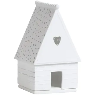 Räder Lebkuchen Lichthaus Herz 8 x 8 x 13,5 cm, Porzellan