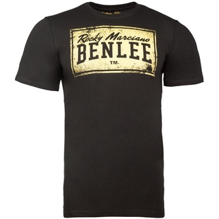 BENLEE Rocky Marciano Herren T-Shirt Trägerhemd Boxlabel, Schwarz, M