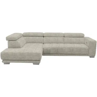 Xora Ecksofa , Beige , Textil , Uni , Ottomane links, L-Form , 301x207 cm , Typenauswahl, Fußauswahl, Stoffauswahl, Hocker erhältlich , Wohnzimmer, Sofas & Couches, Wohnlandschaften, Ecksofas