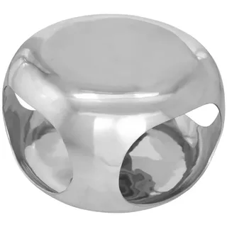 vidaXL Couchtisch Aluminium 50x50x30 cm Silbern - Silber